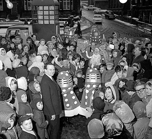 December 1965: Santa & Daleks arrive in Queen Street, Morley.